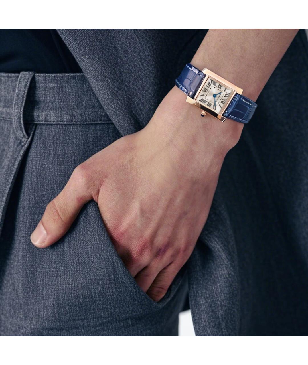 CARTIER Часы из желтого золота, фото 5