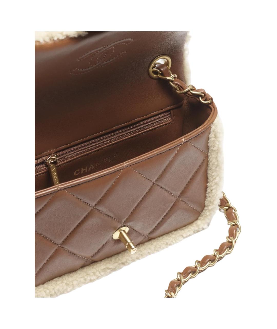 CHANEL Коричневая сумка через плечо, фото 3
