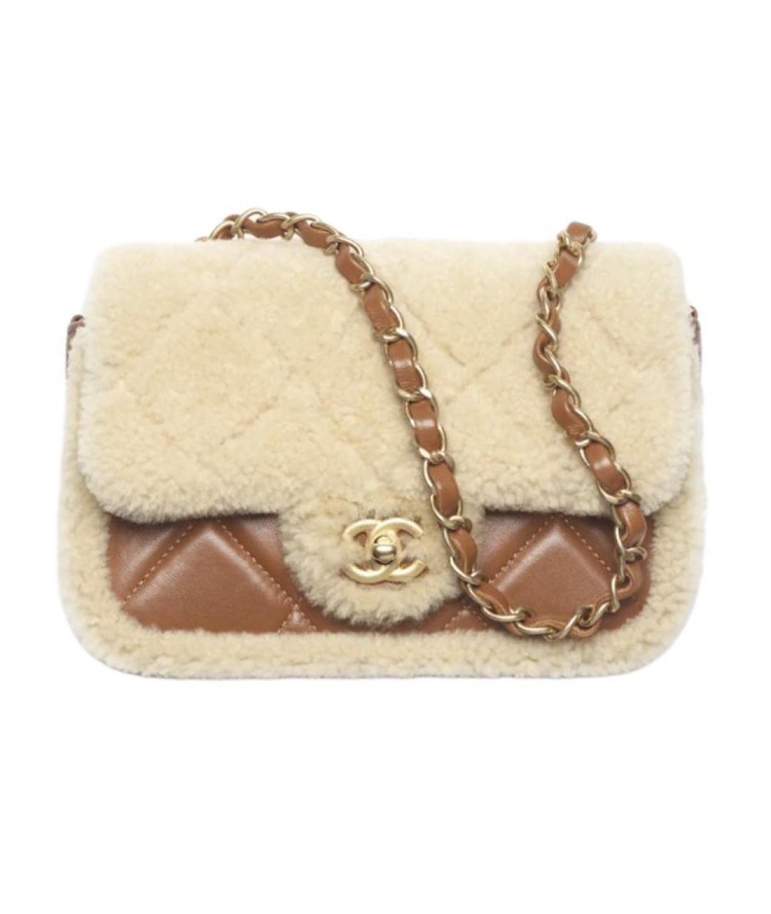 CHANEL Коричневая сумка через плечо, фото 1