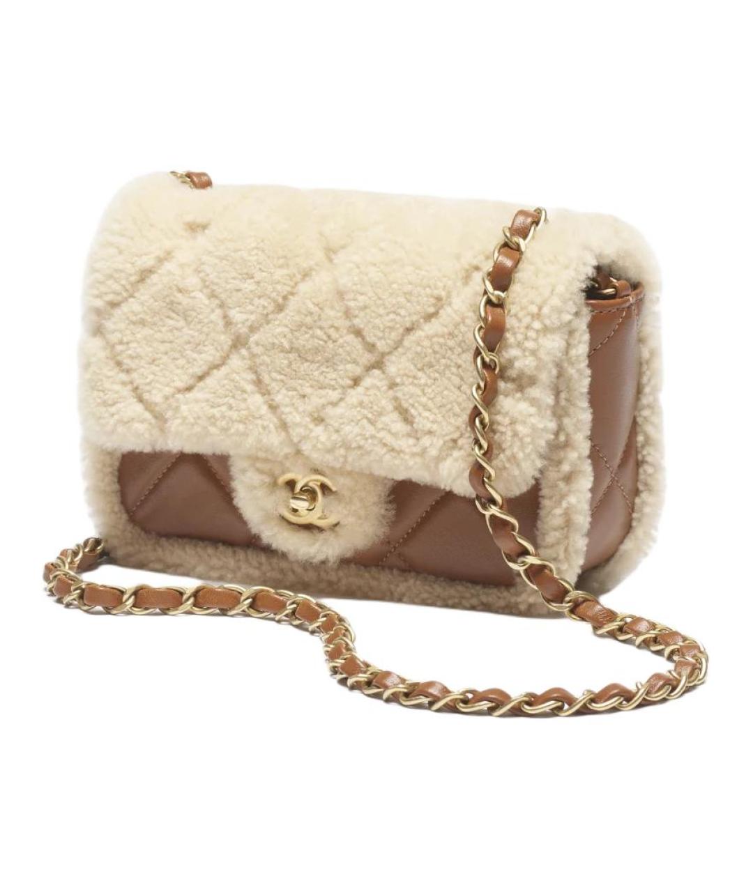 CHANEL Коричневая сумка через плечо, фото 2