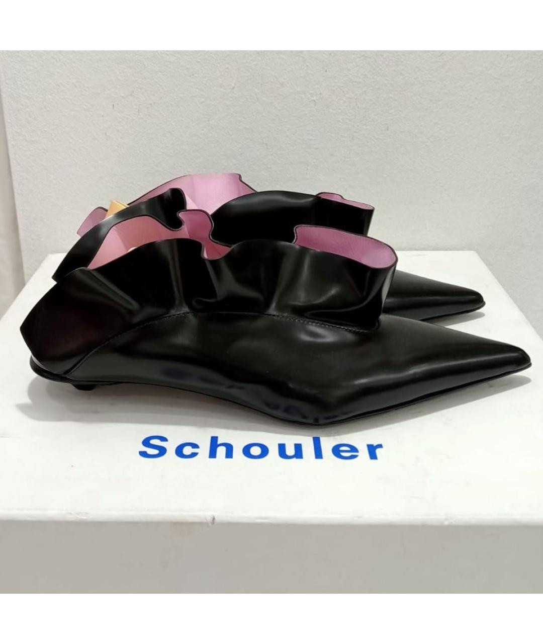 PROENZA SCHOULER Черные кожаные туфли, фото 7