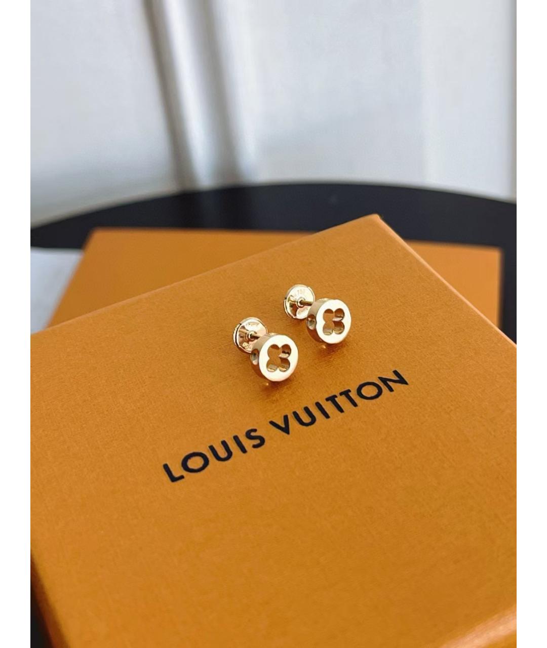 LOUIS VUITTON Розовые серьги из розового золота, фото 8