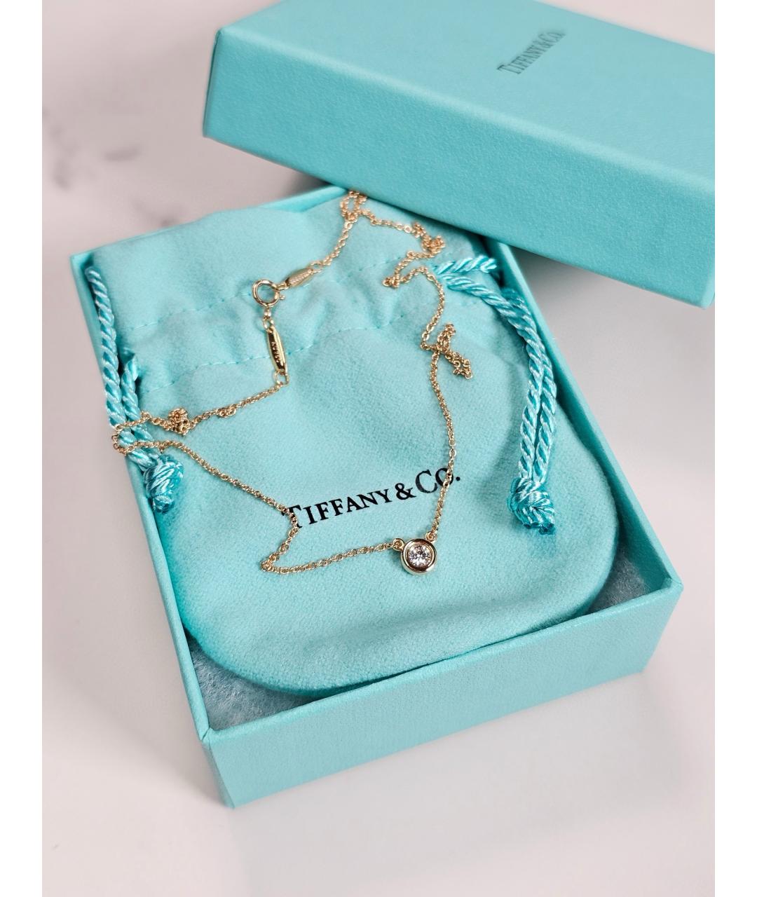 TIFFANY&CO Розовое колье из розового золота, фото 2