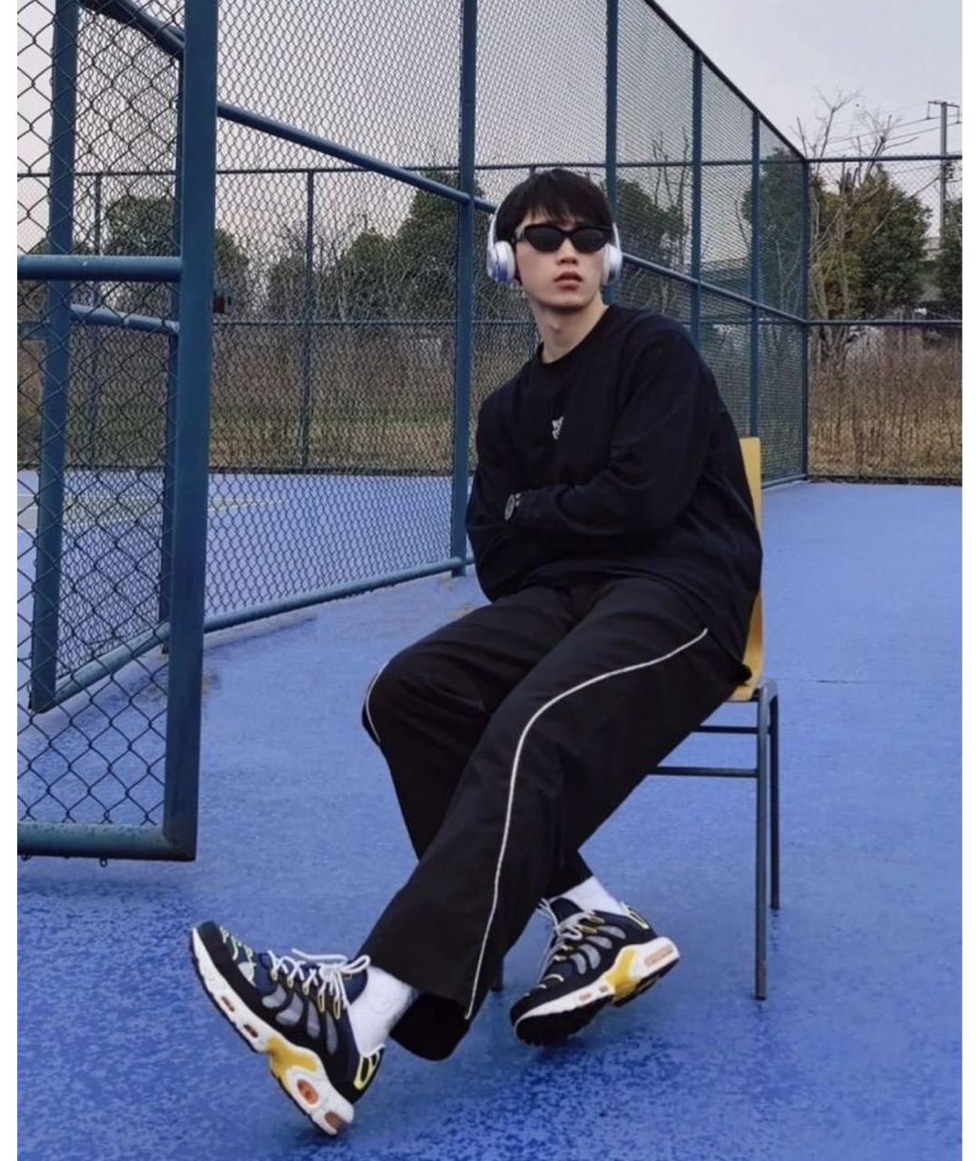 NIKE Темно-синие низкие кроссовки / кеды, фото 7