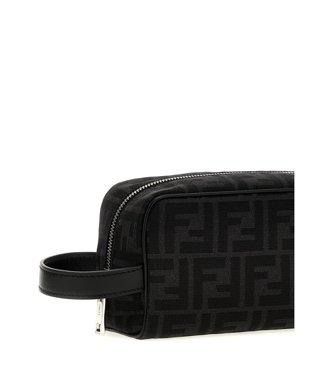 FENDI Черная барсетка, фото 3