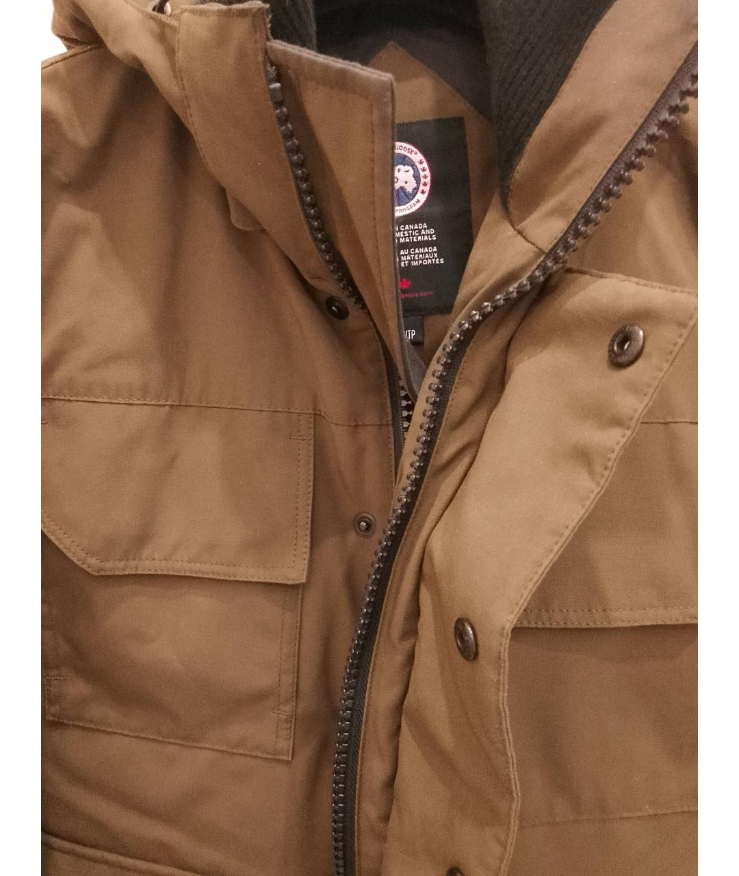 CANADA GOOSE Хаки полиэстеровая парка, фото 4