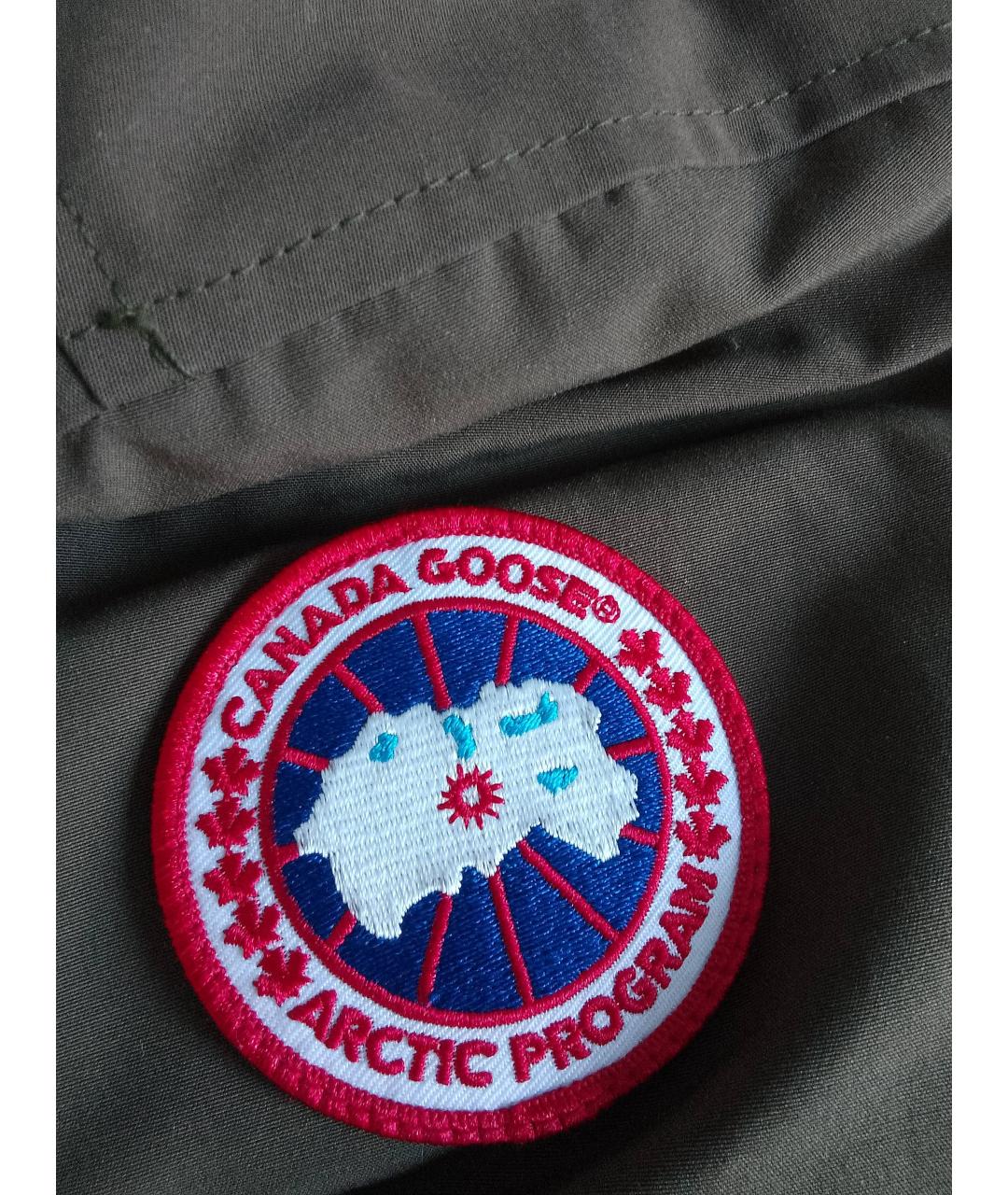 CANADA GOOSE Хаки полиэстеровая парка, фото 6
