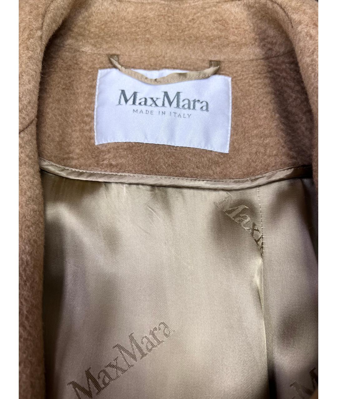 MAX MARA Бежевое пальто, фото 4