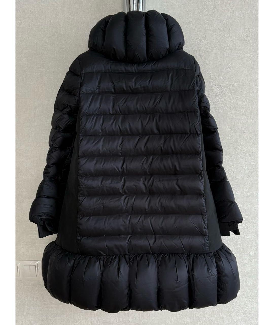 MONCLER Черный пуховик, фото 2