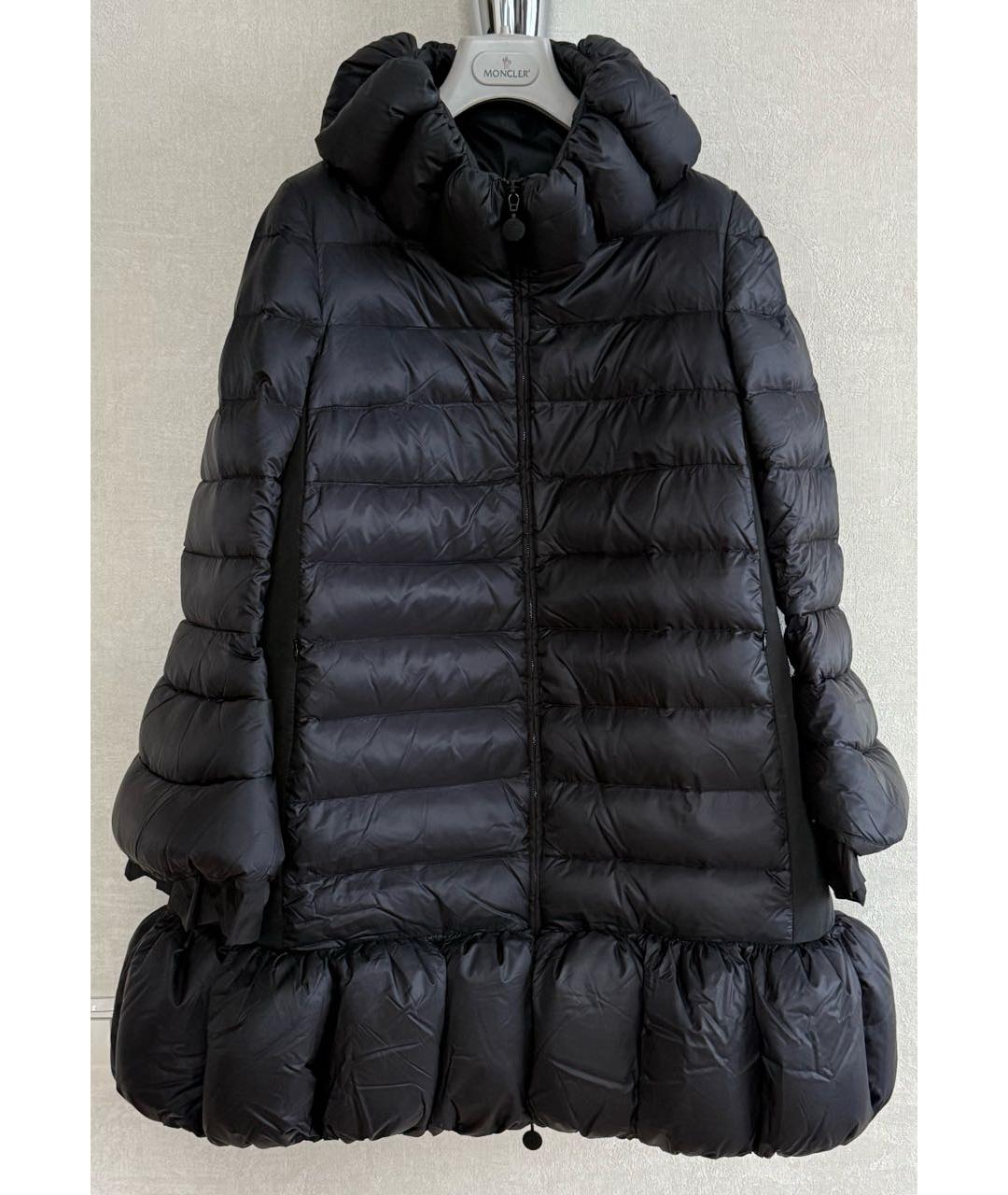 MONCLER Черный пуховик, фото 8