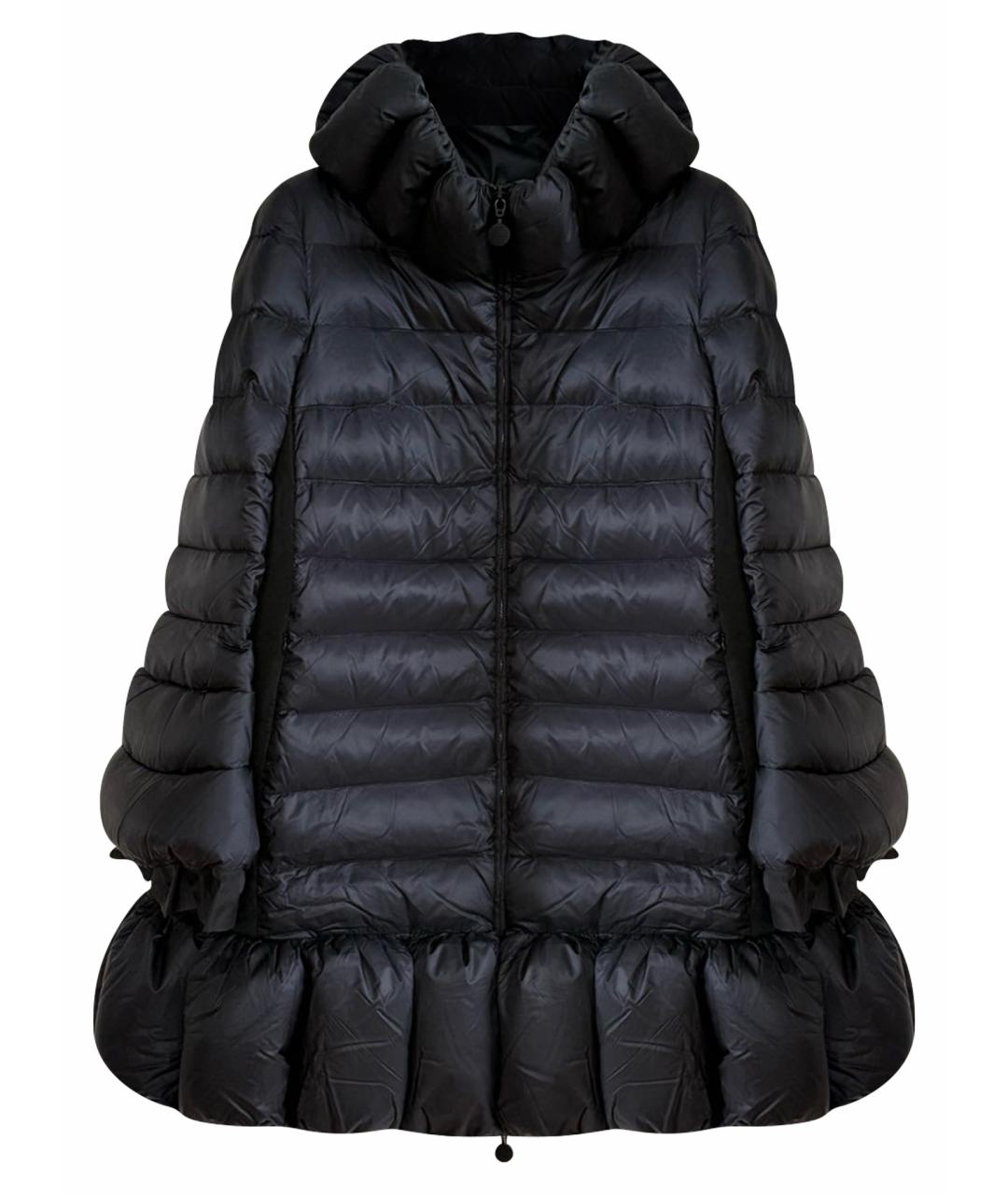 MONCLER Черный пуховик, фото 1