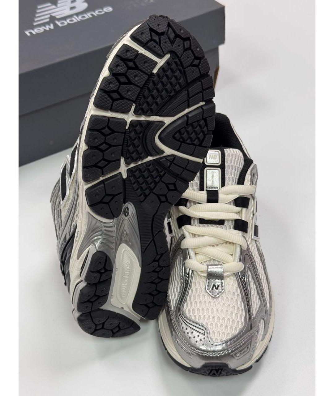 NEW BALANCE Серебряные кроссовки, фото 4