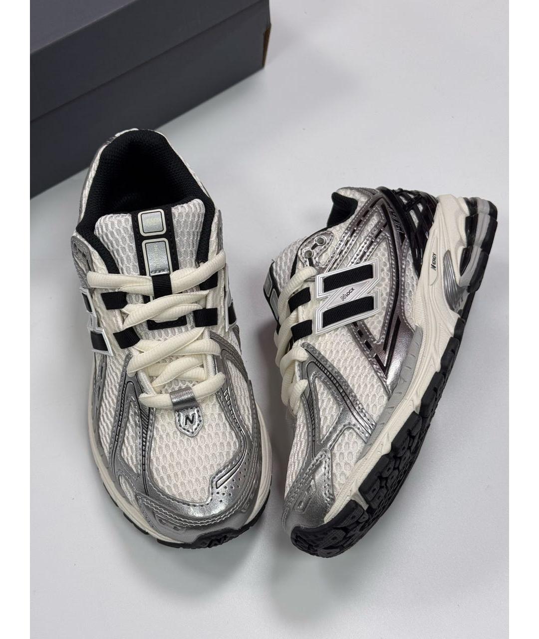 NEW BALANCE Серебряные кроссовки, фото 3