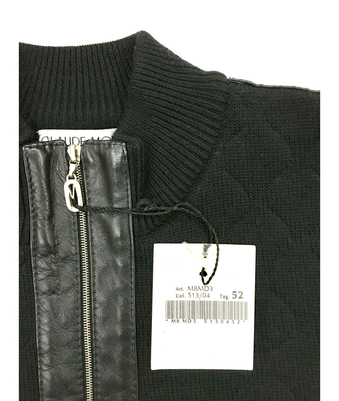 CLAUDE MONTANA Черный шерстяной джемпер / свитер, фото 7