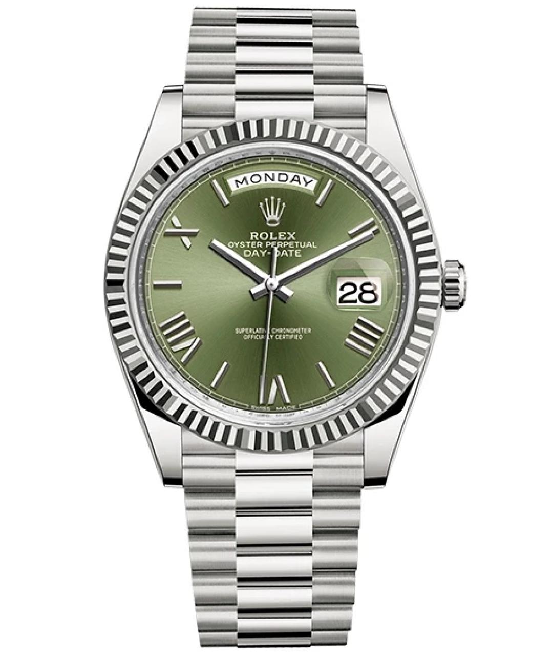 ROLEX Золотые часы из белого золота, фото 1