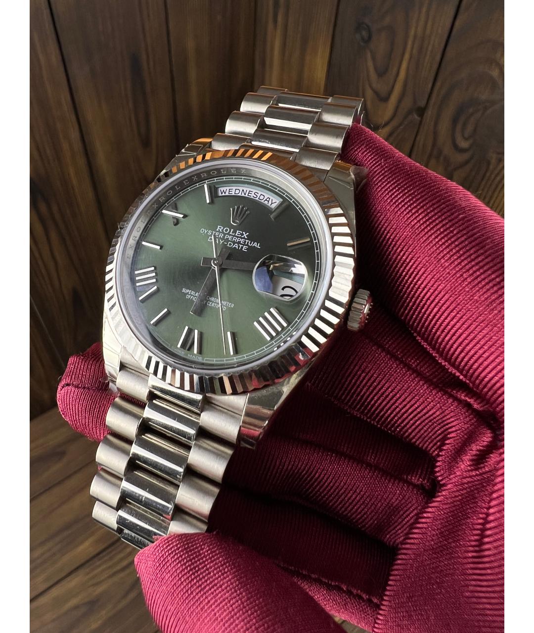 ROLEX Золотые часы из белого золота, фото 4