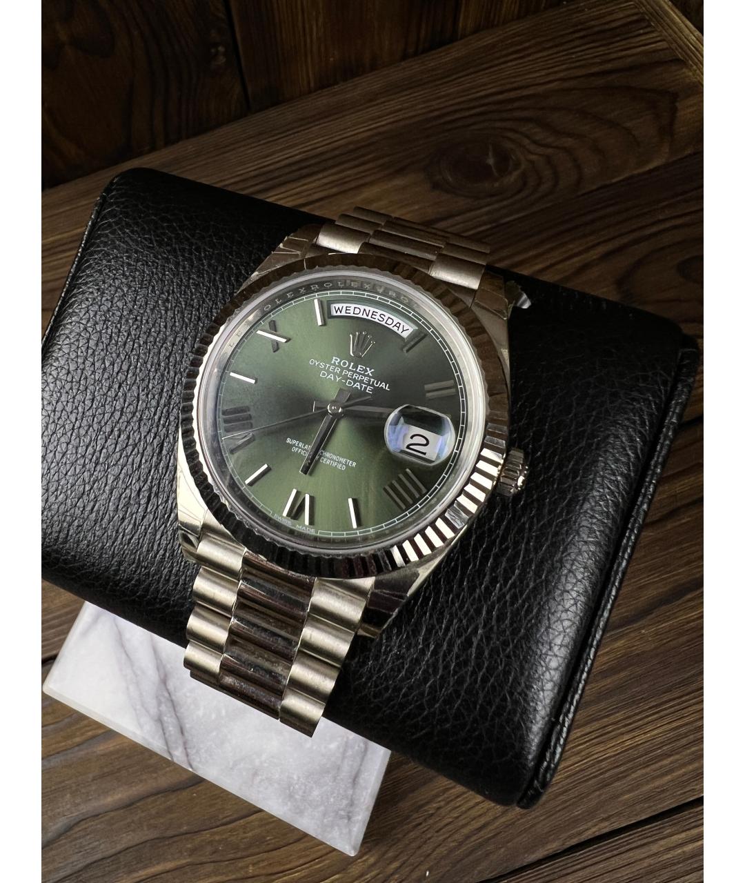 ROLEX Золотые часы из белого золота, фото 2