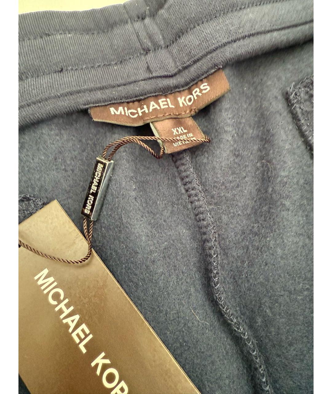 MICHAEL KORS Темно-синие повседневные брюки, фото 3