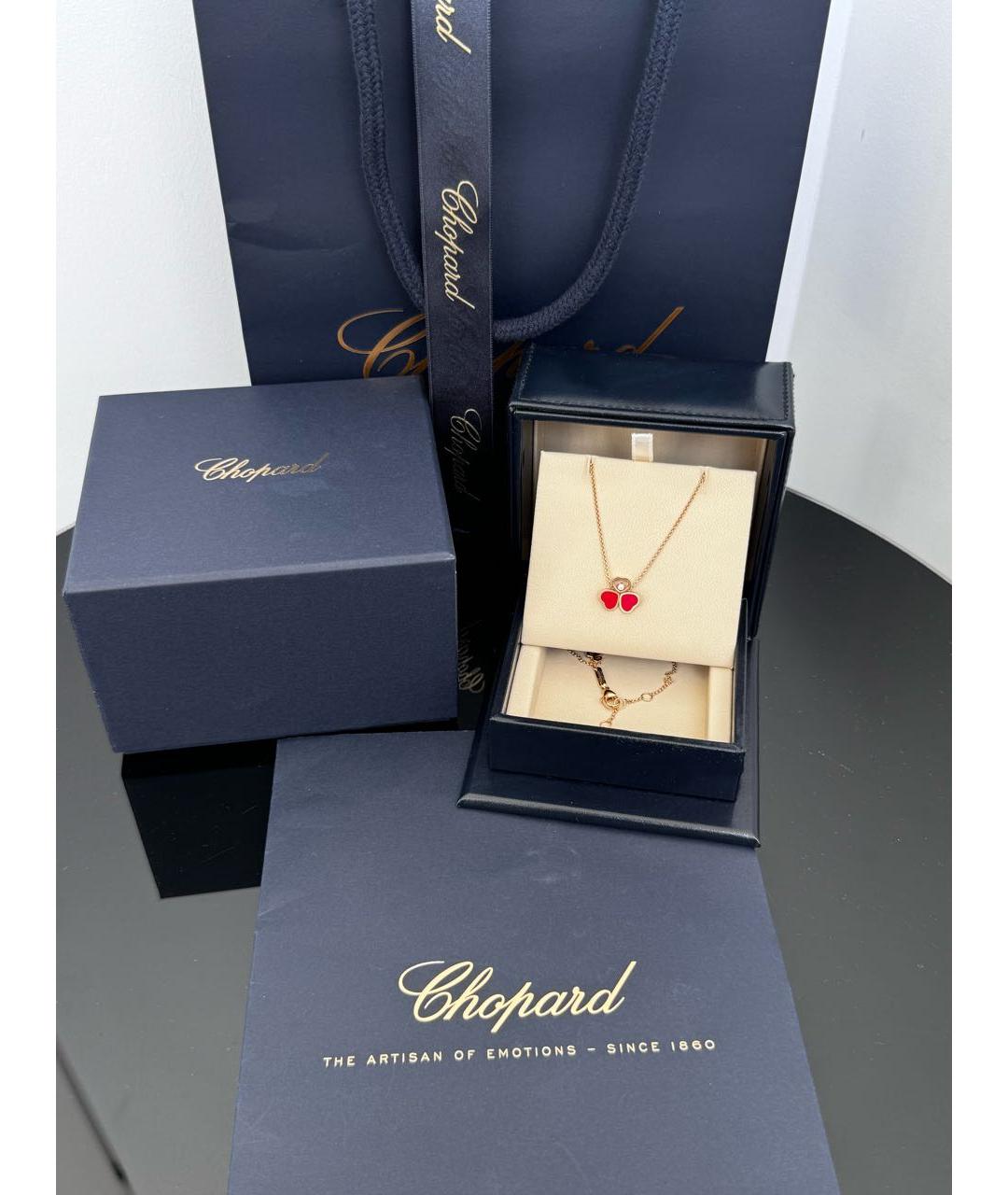 CHOPARD Красная подвеска, фото 3