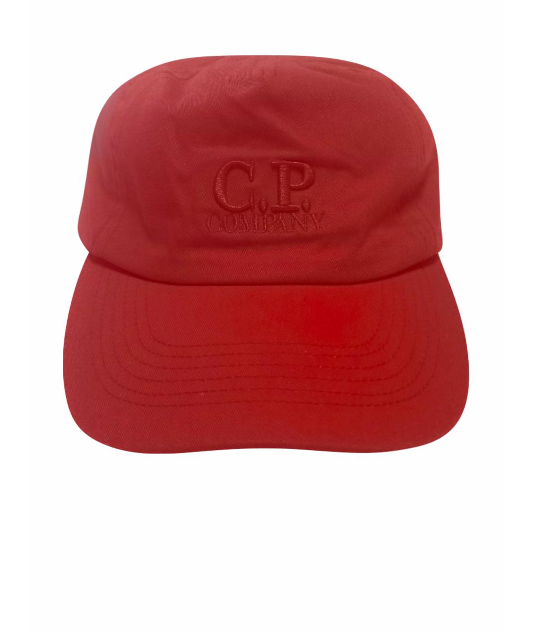 CP COMPANY Красная хлопковая кепка/бейсболка, фото 1