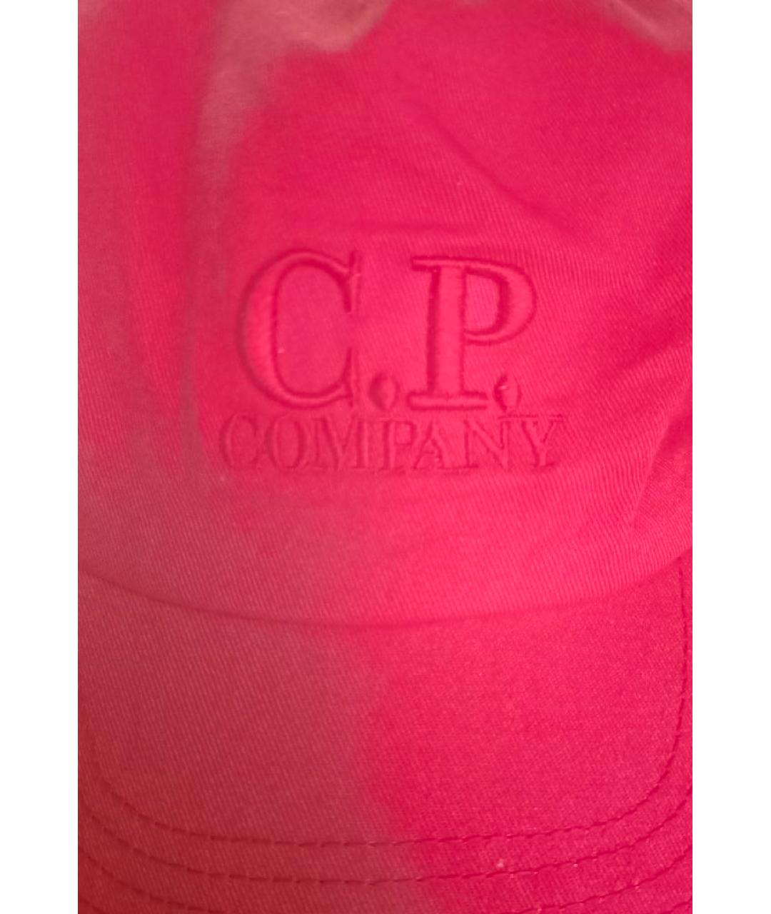 CP COMPANY Красная хлопковая кепка/бейсболка, фото 4