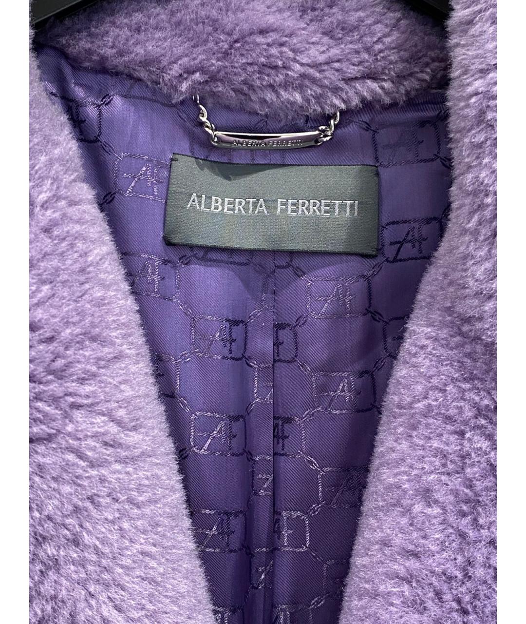 ALBERTA FERRETTI Фиолетовая шуба, фото 3