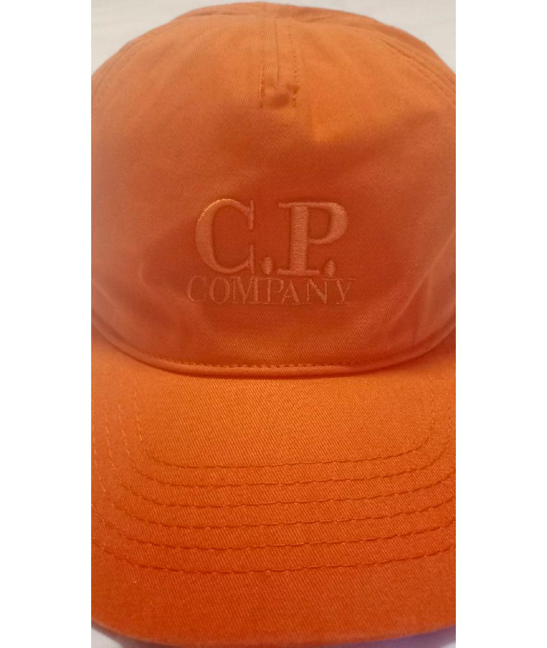 CP COMPANY Оранжевая хлопковая кепка/бейсболка, фото 4