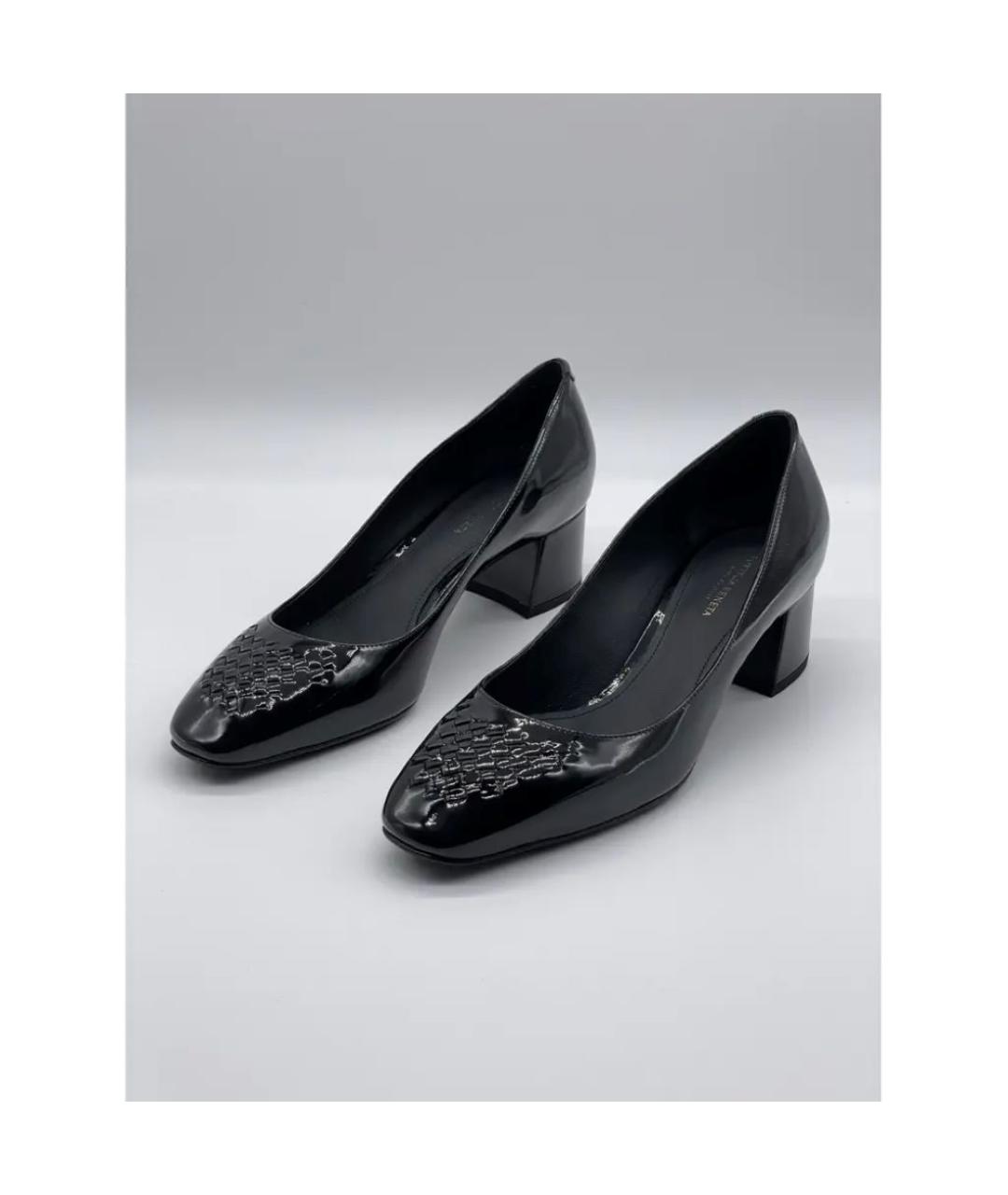 BOTTEGA VENETA Черные туфли из лакированной кожи, фото 6