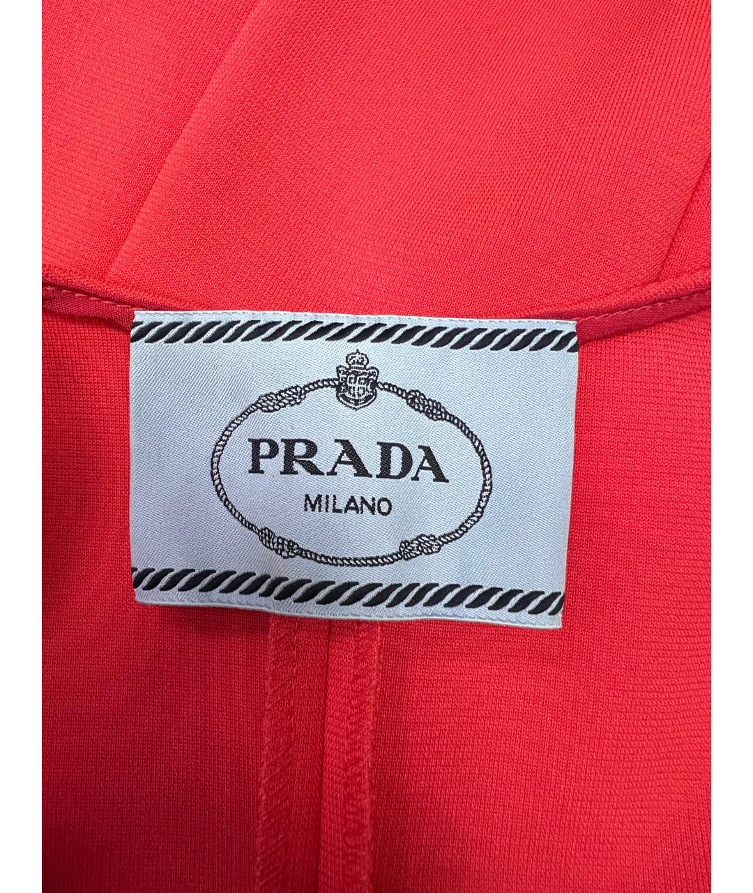 PRADA Коралловое коктейльное платье, фото 3