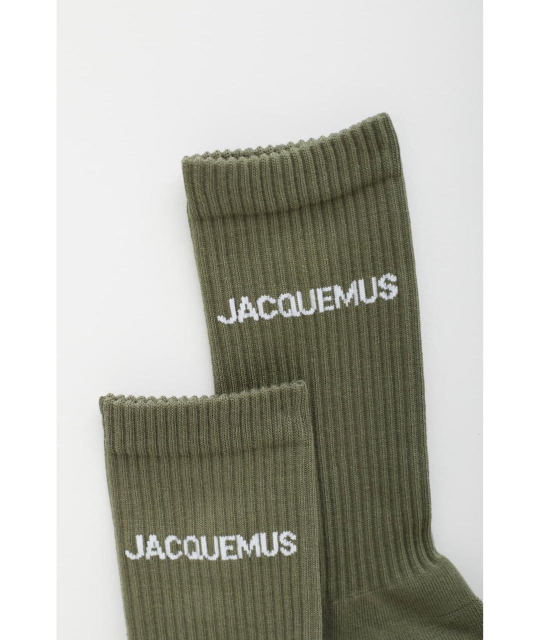 JACQUEMUS Хаки носки, чулки и колготы, фото 5