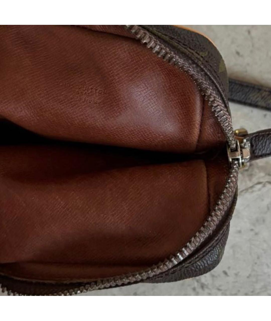 LOUIS VUITTON Коричневая сумка через плечо из канвы, фото 4