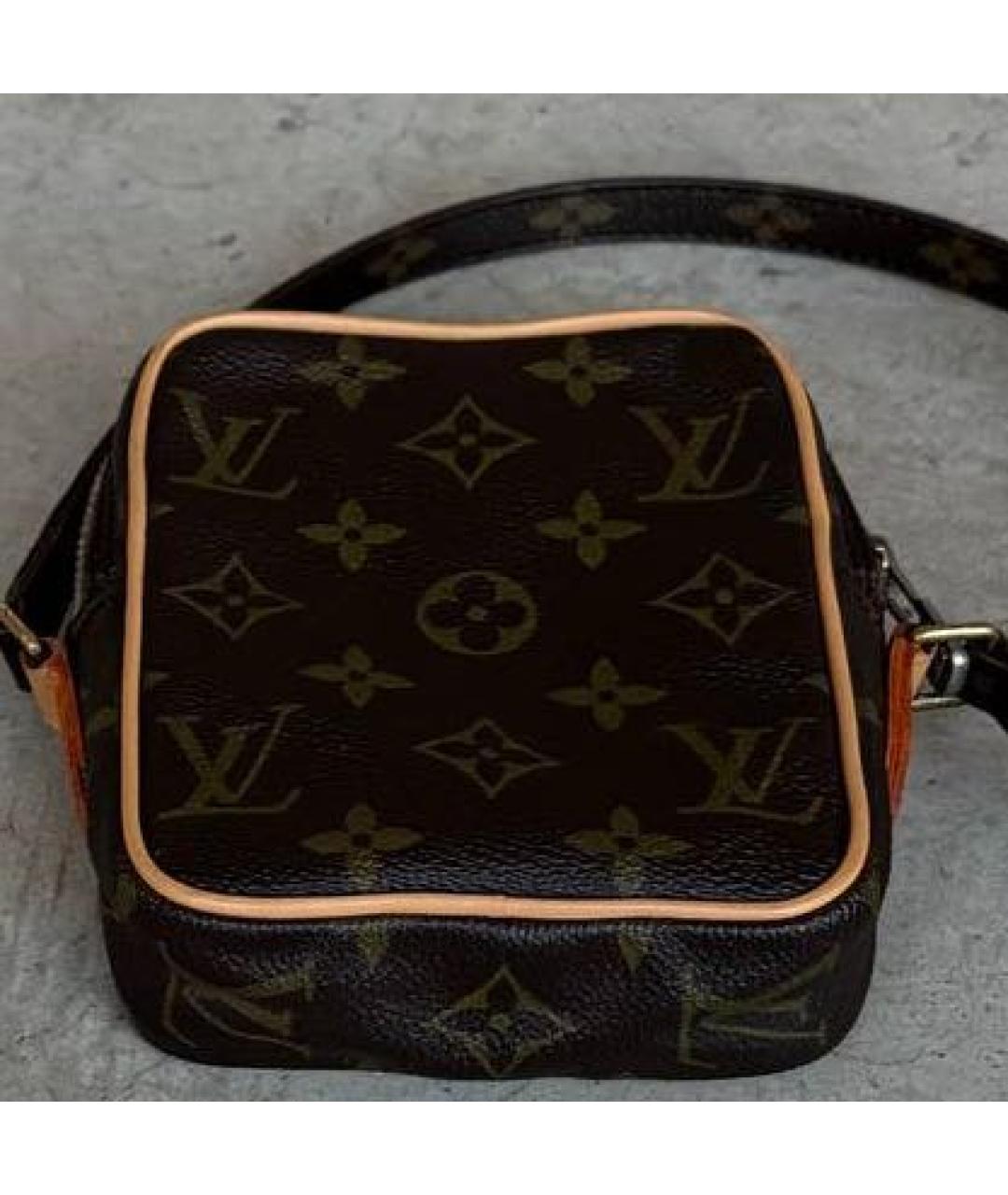 LOUIS VUITTON Коричневая сумка через плечо из канвы, фото 2
