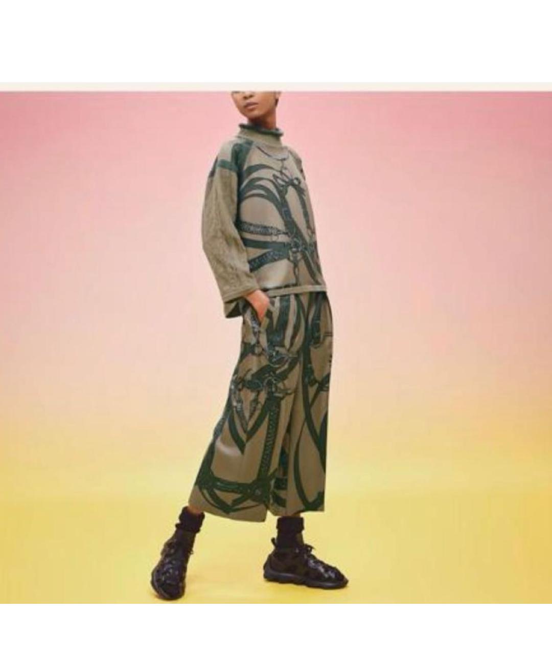 HERMES Коричневый джемпер / свитер, фото 4