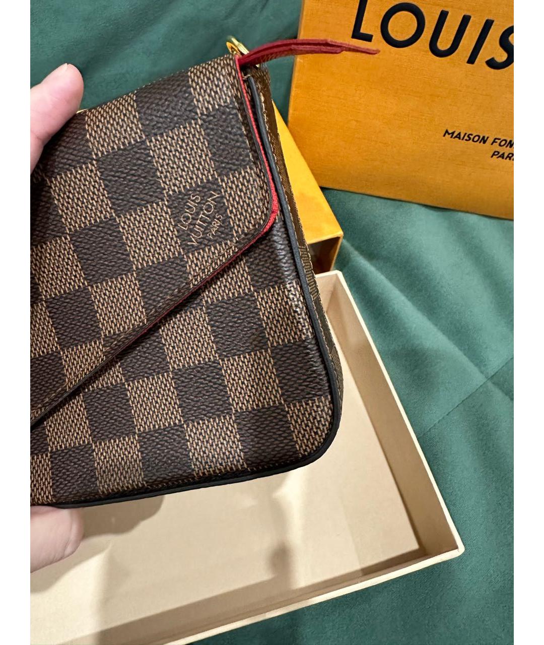 LOUIS VUITTON Коричневая сумка через плечо, фото 2