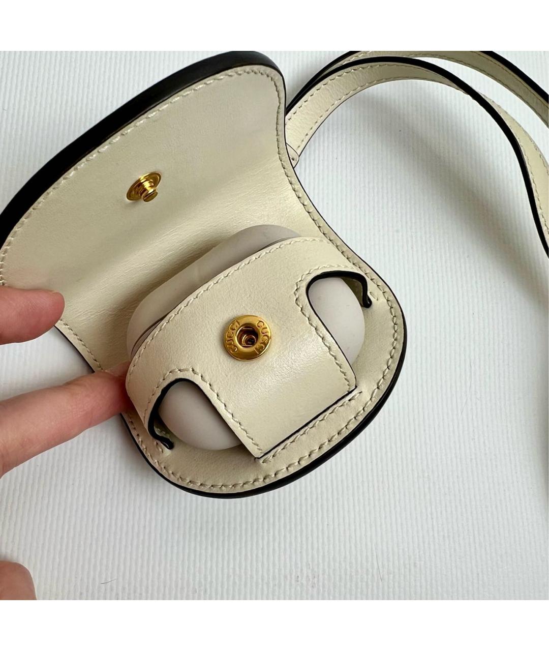 GUCCI Белая сумка через плечо, фото 7