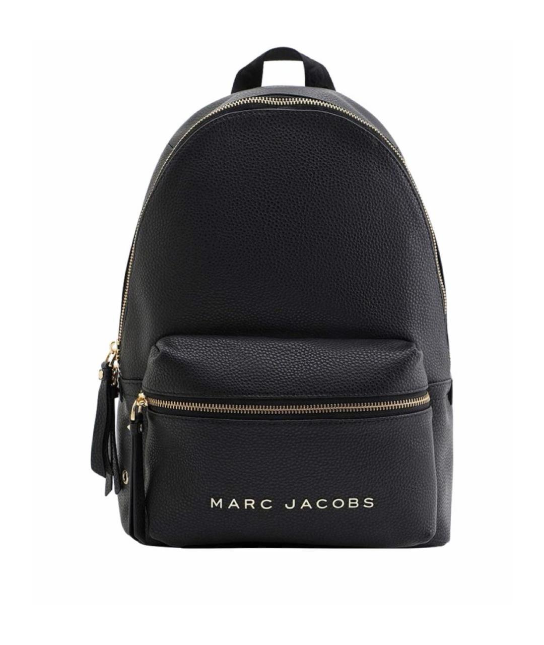 MARC JACOBS Черный кожаный рюкзак, фото 1