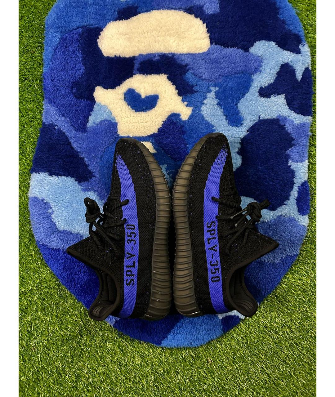 ADIDAS YEEZY Черные текстильные низкие кроссовки / кеды, фото 7