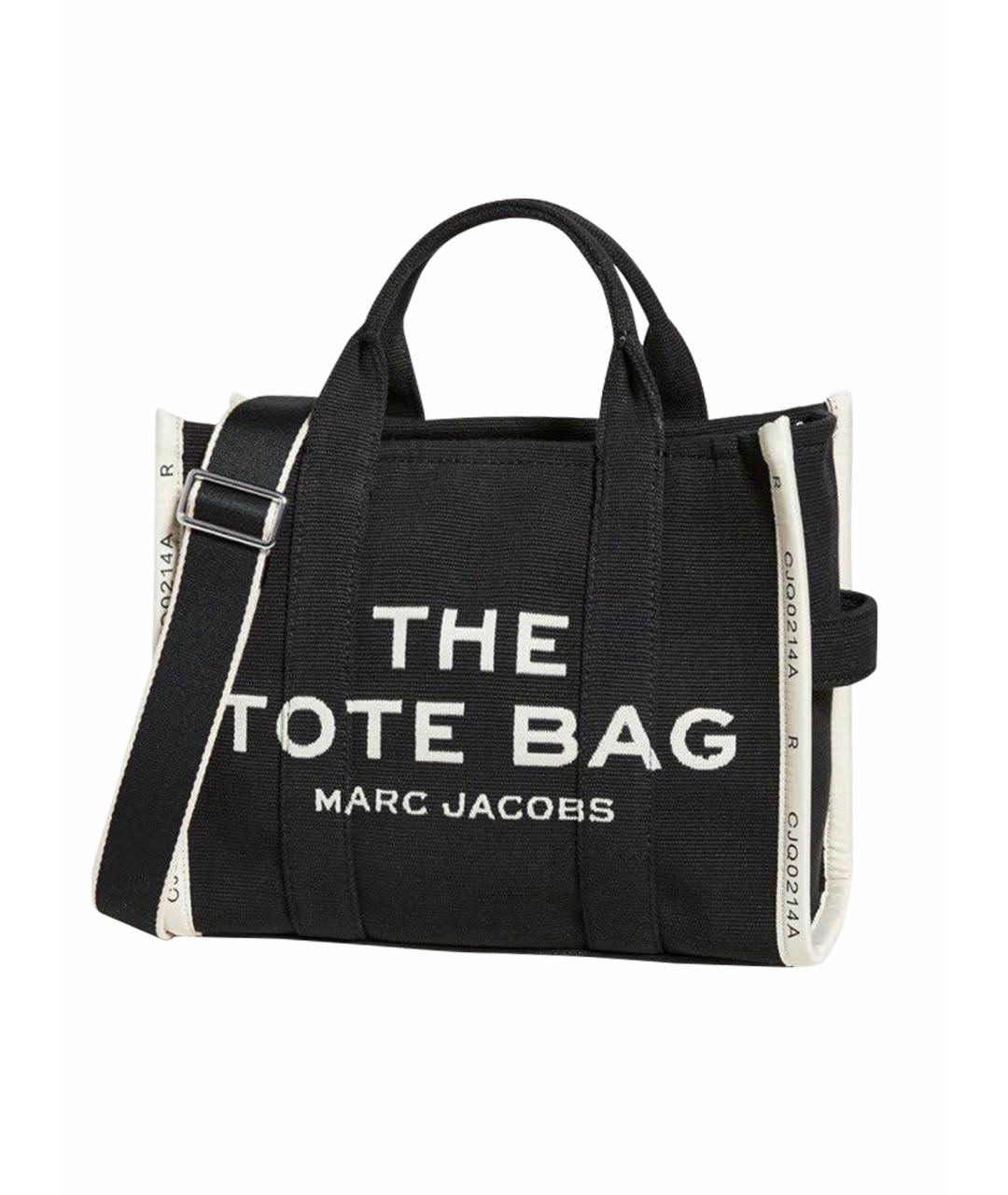 MARC JACOBS Черная тканевая сумка тоут, фото 1