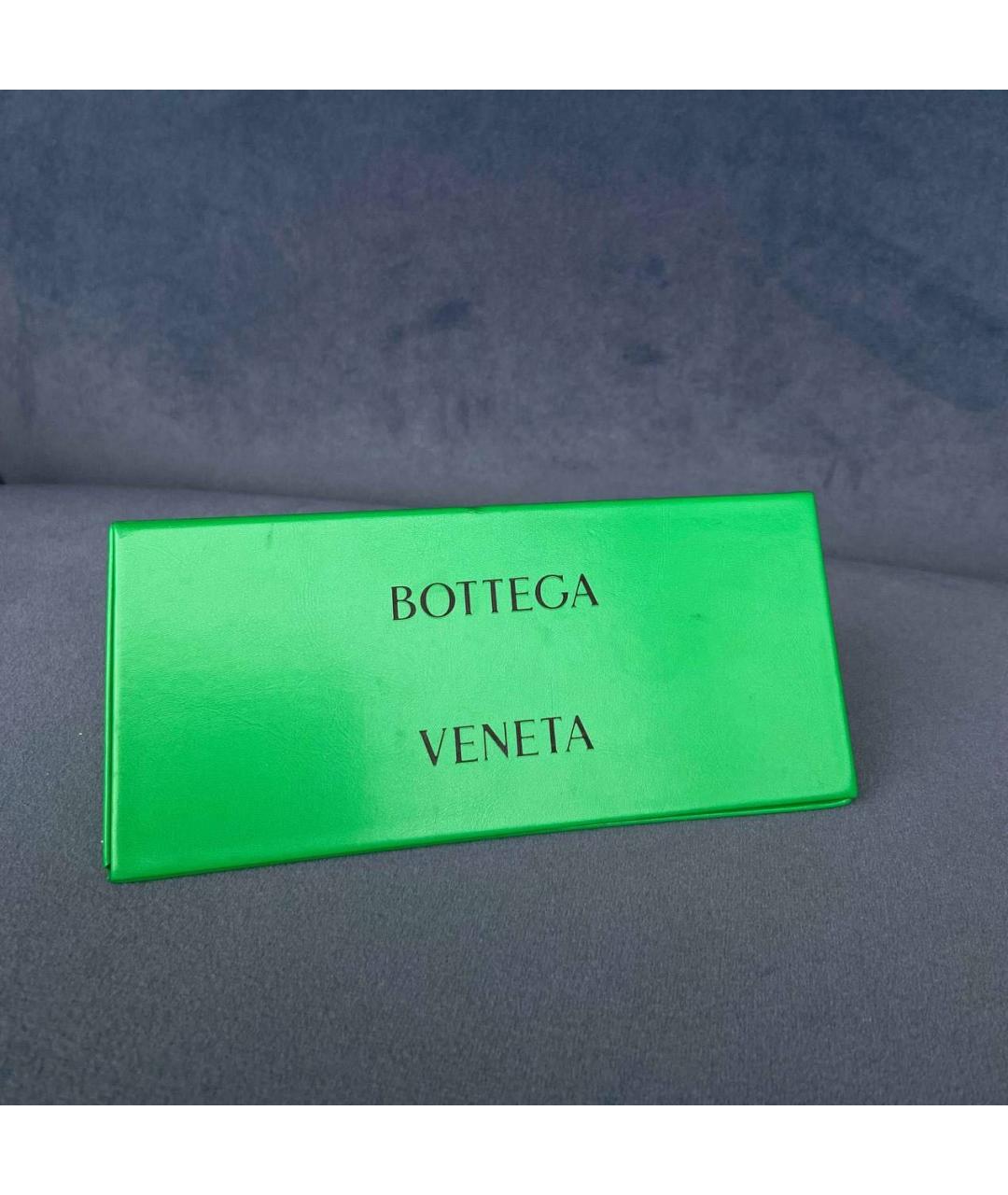 BOTTEGA VENETA Черные пластиковые солнцезащитные очки, фото 5