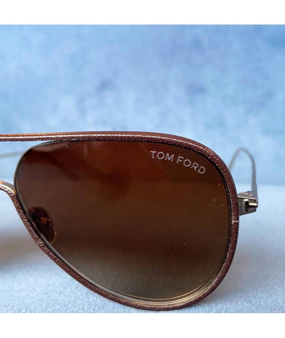 TOM FORD Бежевые солнцезащитные очки, фото 4