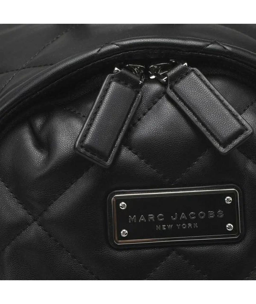 MARC JACOBS Черный рюкзак из искусственной кожи, фото 5