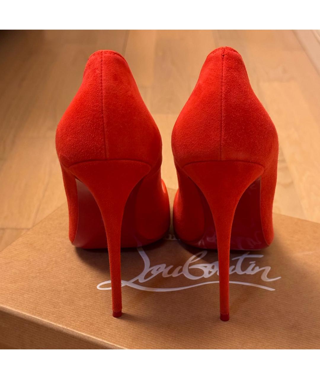 CHRISTIAN LOUBOUTIN Замшевые туфли, фото 4