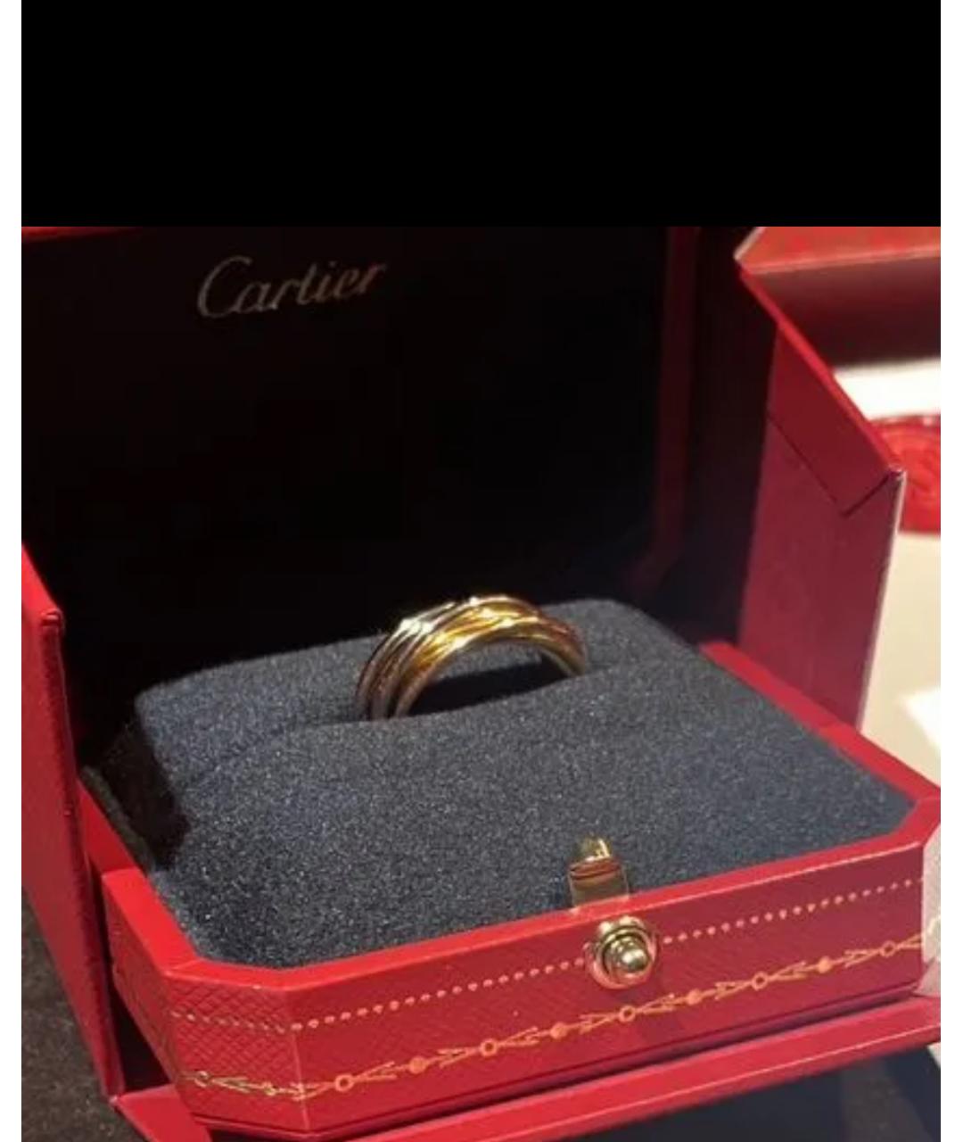 CARTIER Розовое кольцо из белого золота, фото 2