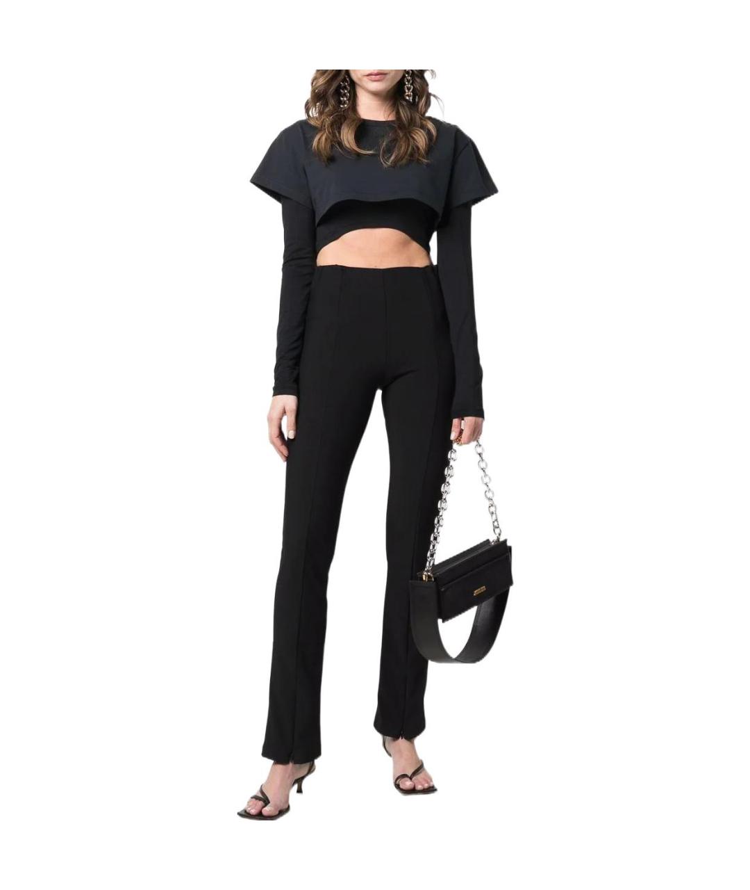 JACQUEMUS Черная футболка, фото 4