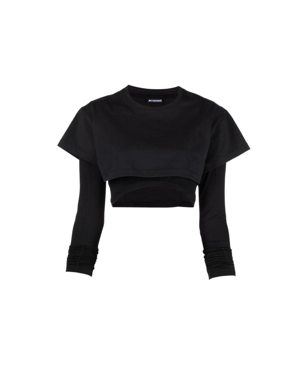 JACQUEMUS Черная футболка, фото 1