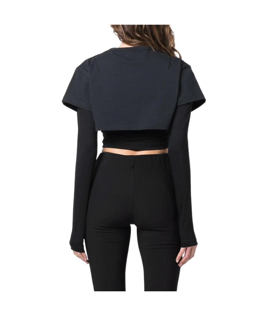 JACQUEMUS Черная футболка, фото 3