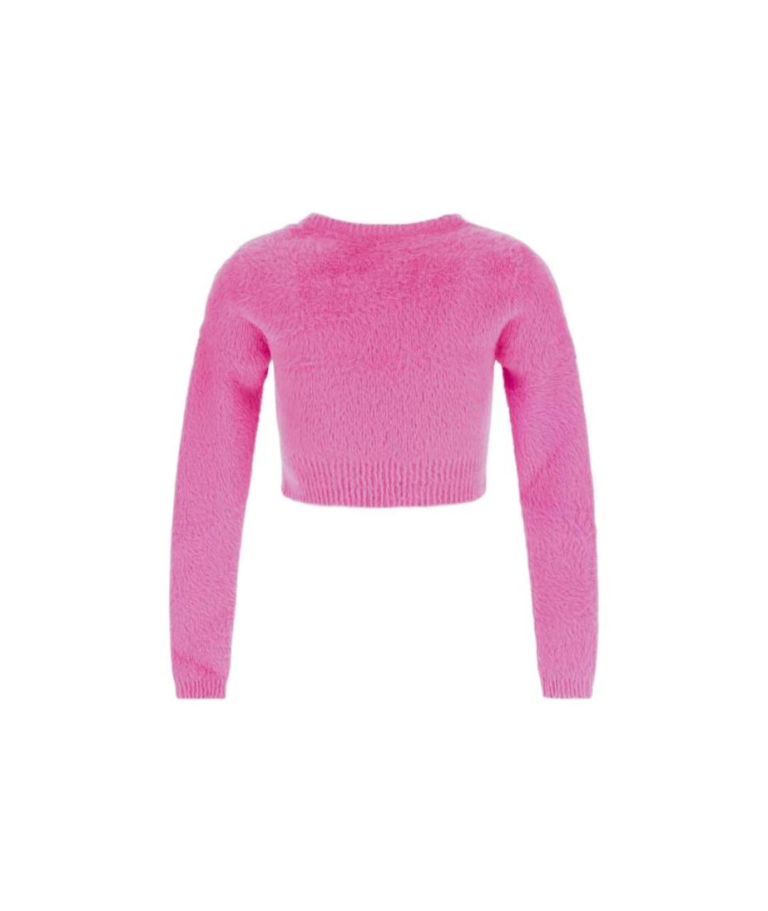 JACQUEMUS Розовая полиамидовая футболка, фото 2