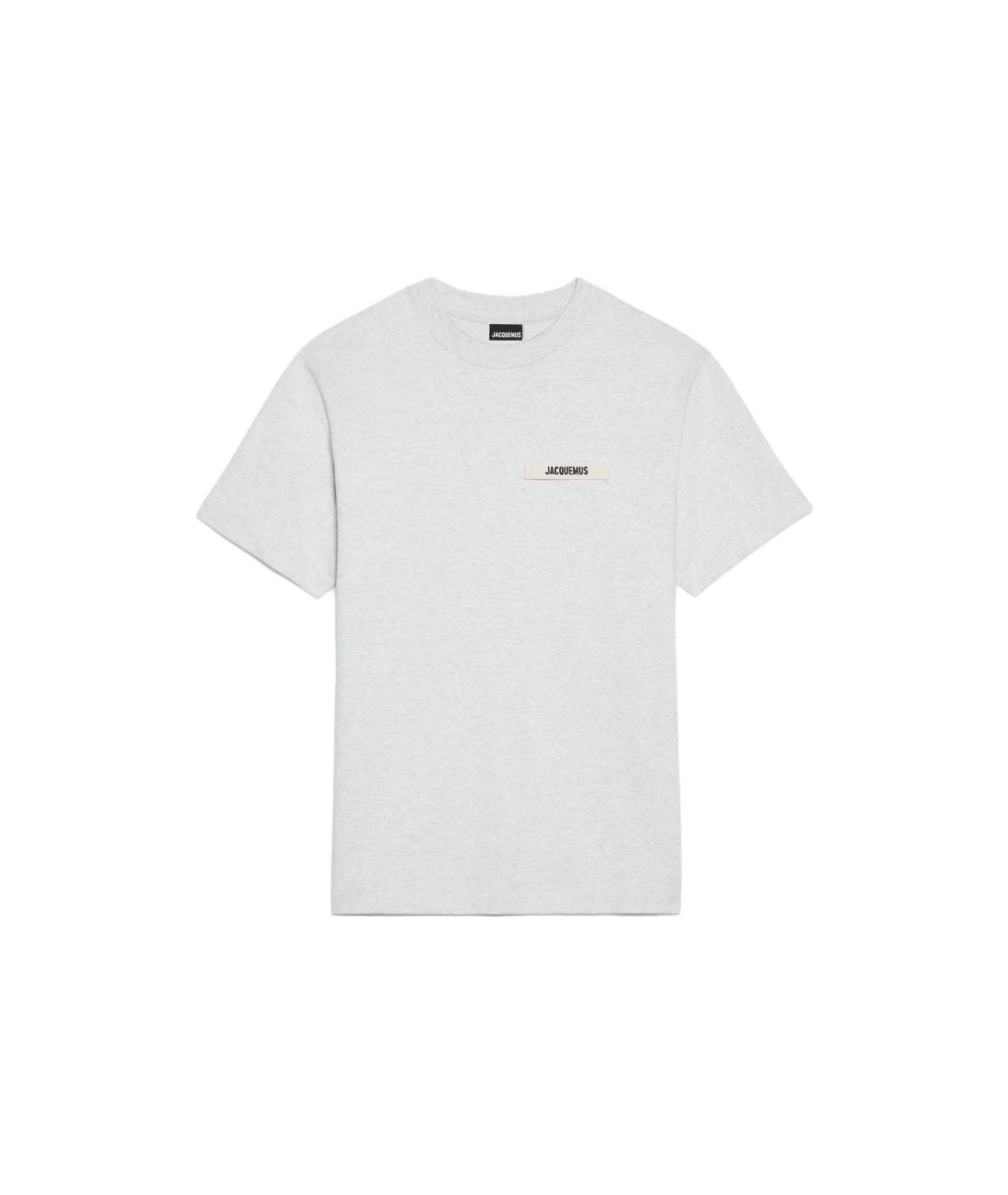 JACQUEMUS Белая хлопковая футболка, фото 1