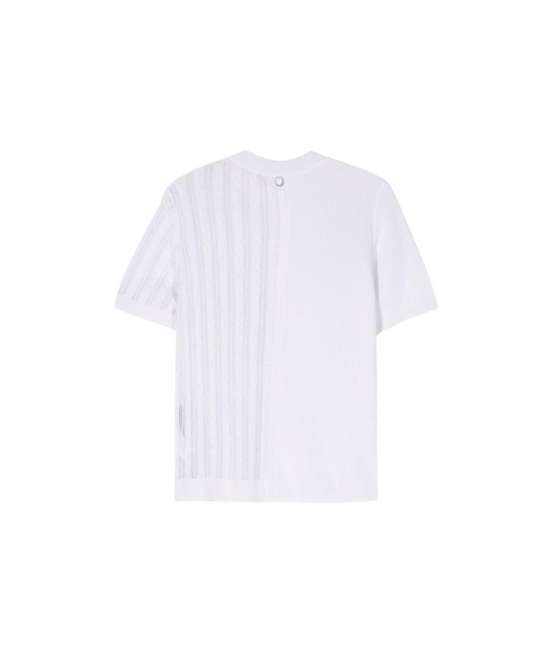JACQUEMUS Белая хлопковая футболка, фото 2