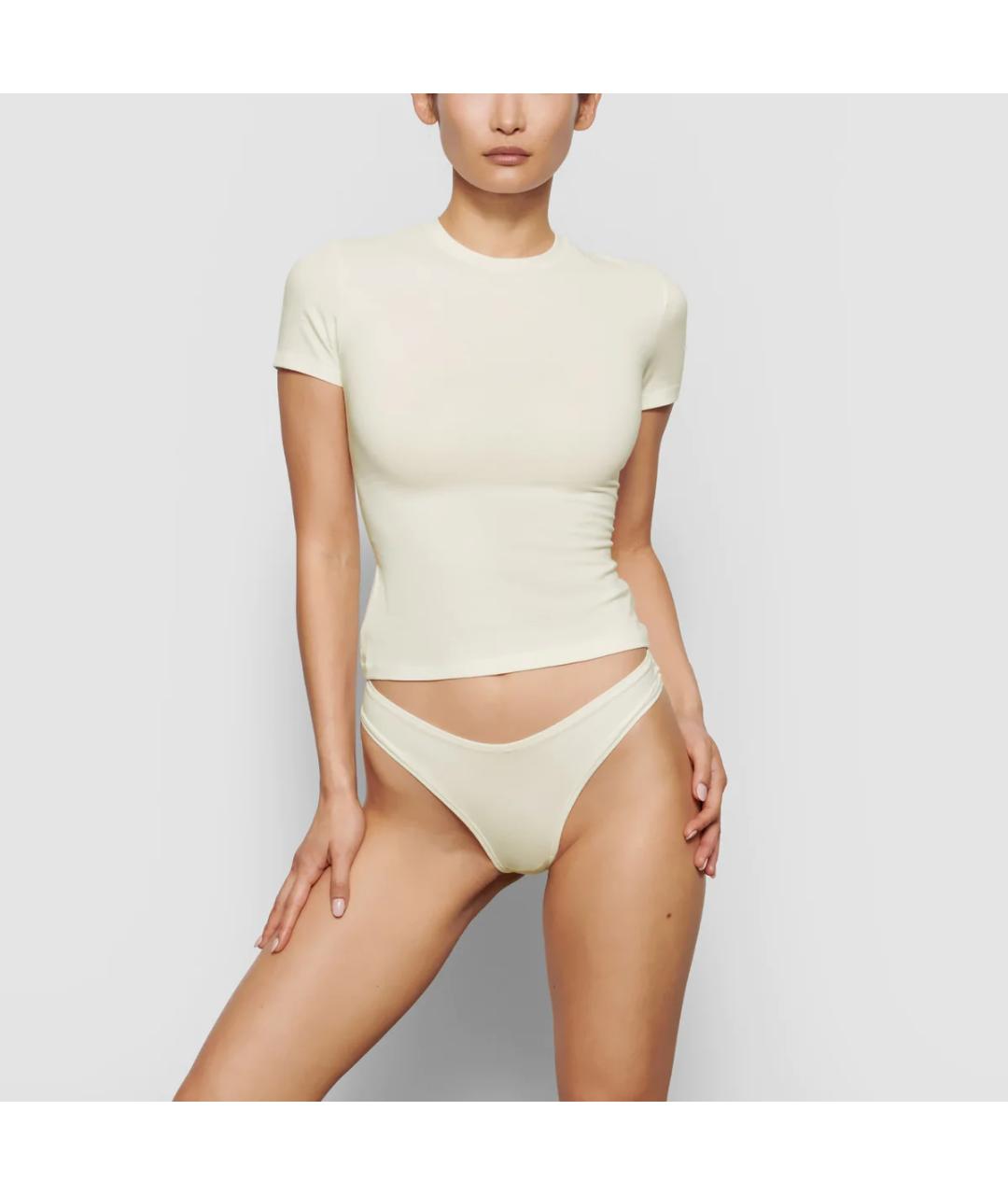 SKIMS Белая футболка, фото 2